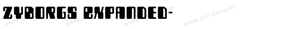 Zyborgs Expanded字体转换